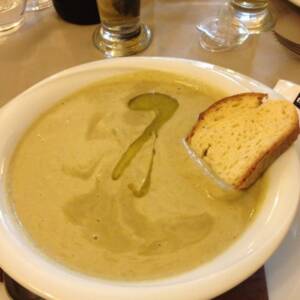 crema di fave con pancetta